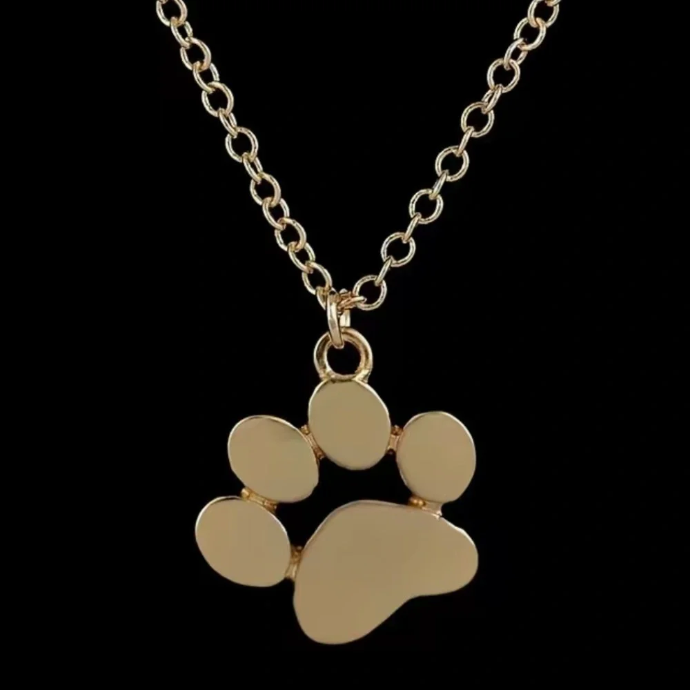 NEW Dog or Cat Paw-print Necklace - Picture 3 of 7